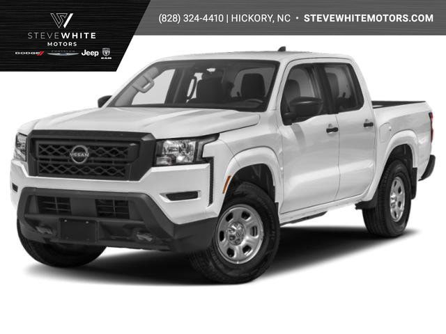 Glacier White 2022 Nissan Frontier Pickup Truck Four-Wheel Drive Automatic
