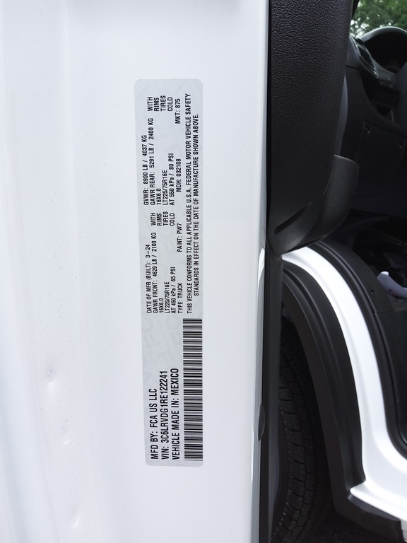2024 RAM ProMaster 2500 Tradesman 159