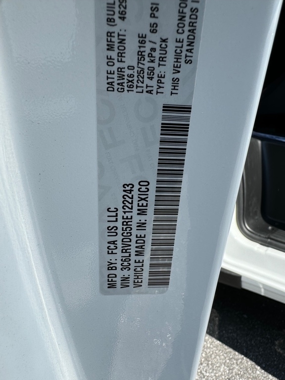 2024 RAM ProMaster 2500 Tradesman  136