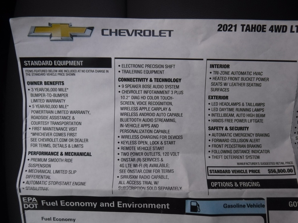 2021 Chevrolet Tahoe image 44