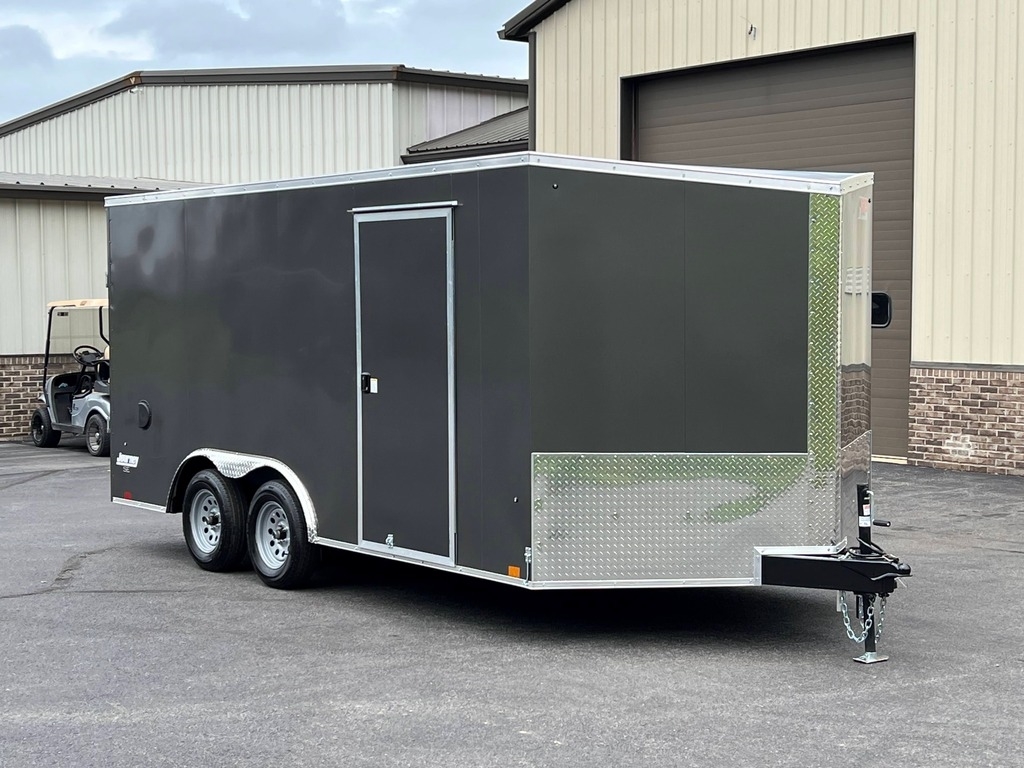 8.5' X 16' Pace Journey SE V-Nose Ramp Door Car Hauler Enclosed Trailer