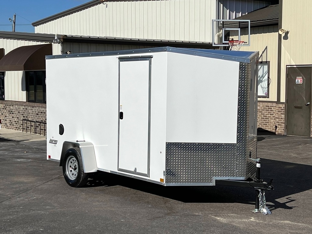 6' X 12' Pace Journey SE X-Height V-Nose Ramp Door Enclosed Cargo Trailer