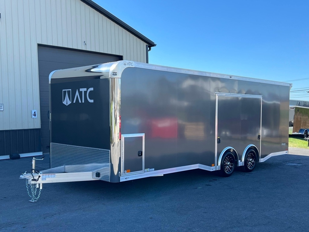 8.5' X 24' ATC Aluminum Race Car Trailer w/ Premium Escape Door