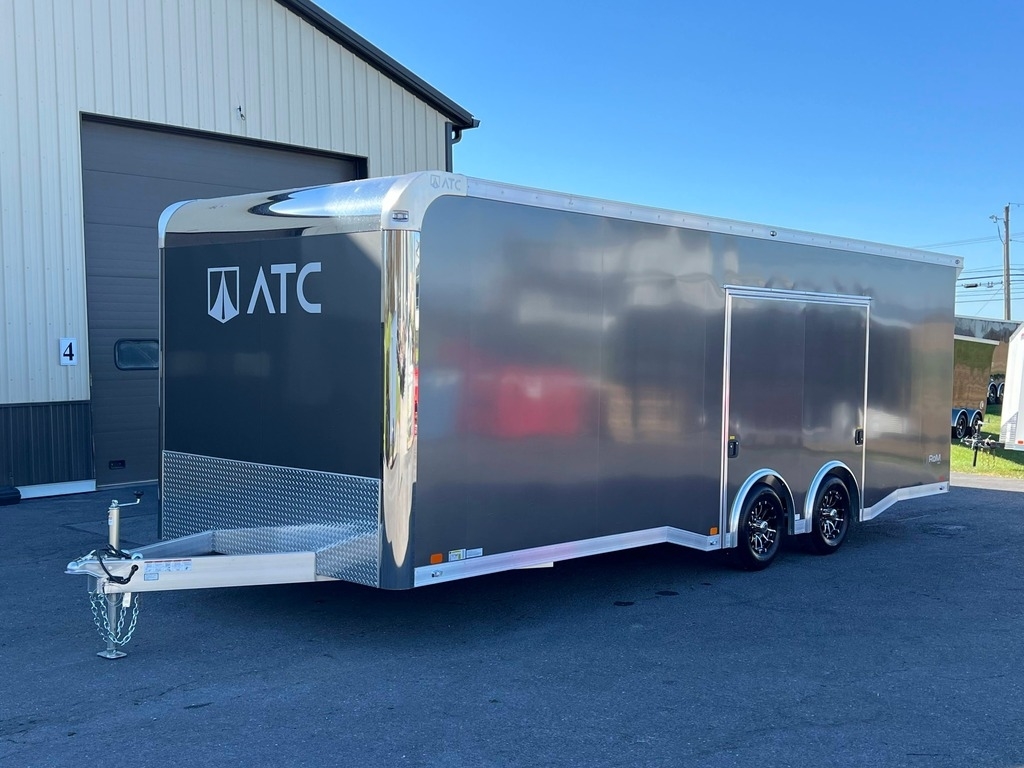 8.5' X 24' ATC Aluminum Car Hauler Enclosed Trailer w/ Premium Escape Door
