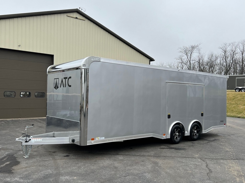 8.5' X 24' ATC Aluminum Race Car Trailer w/ Premium Escape Door