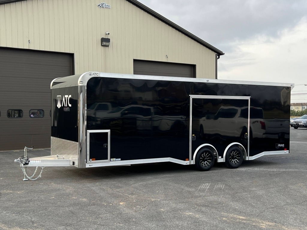 8.5' X 24' ATC Aluminum Race Car Trailer w/ Premium Escape Door