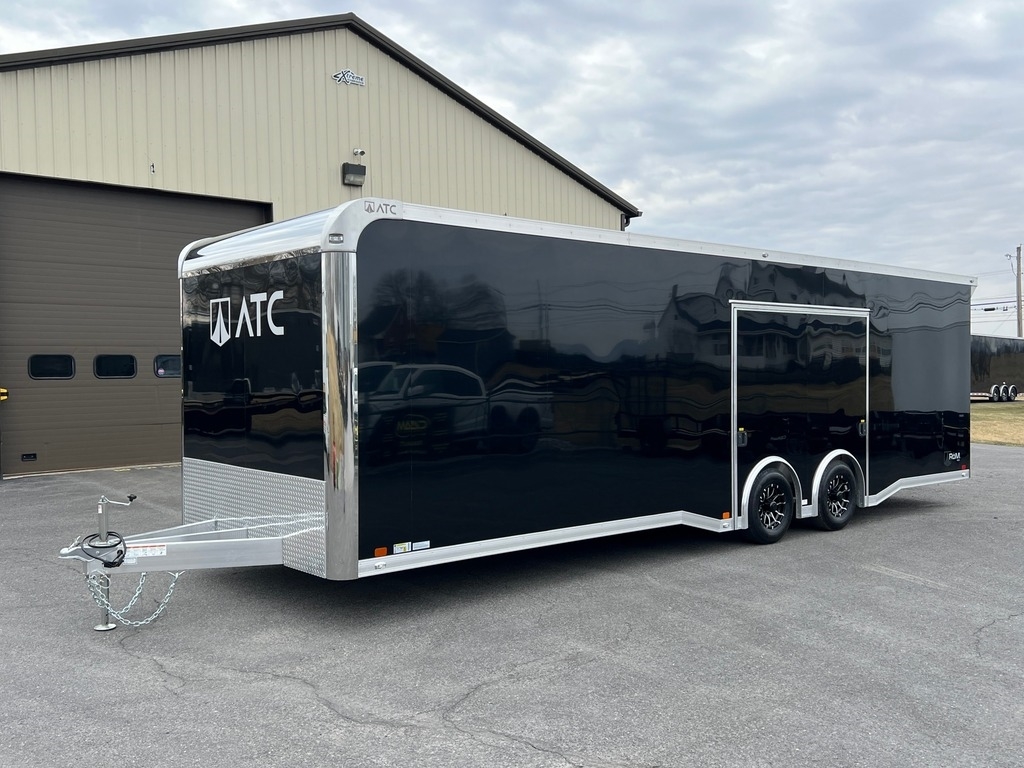 8.5' X 28' ATC Aluminum Car Hauler Enclosed Trailer w/ Premium Escape Door