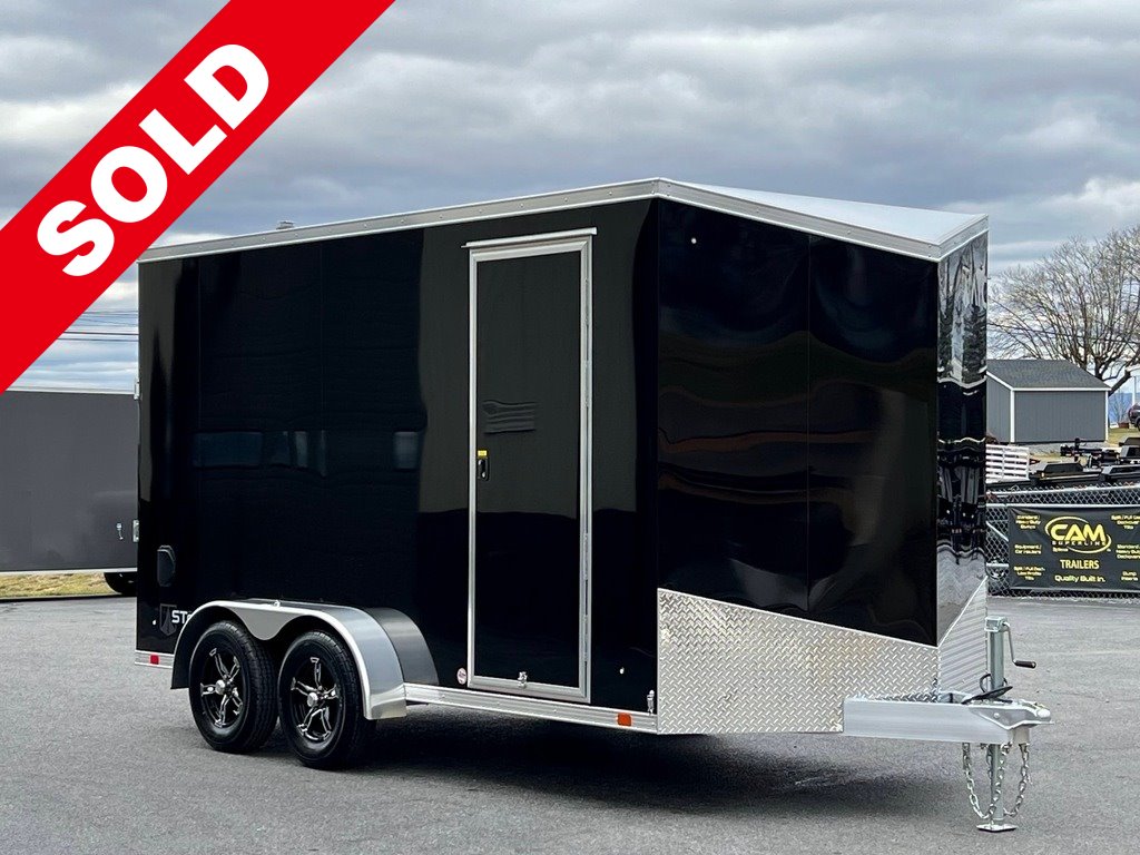 7' X 14' ATC Aluminum X-Height V-Nose ATV / UTV / Moto Hauler Enclosed Trailer