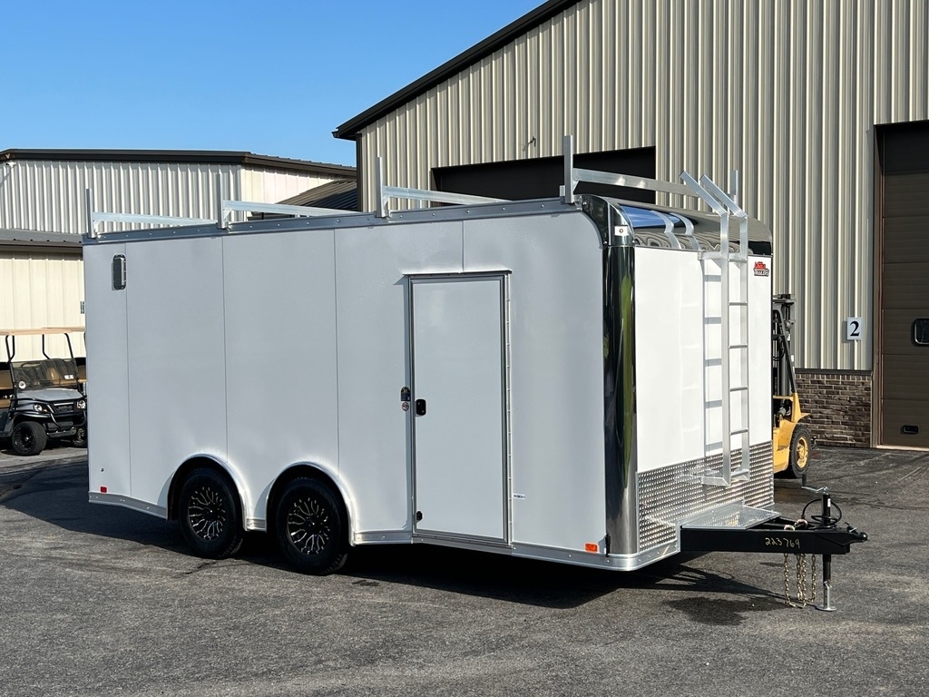 8.5' X 18' United UXT 10K GVWR Commercial-Duty Ramp Door Enclosed Contractor's Trailer