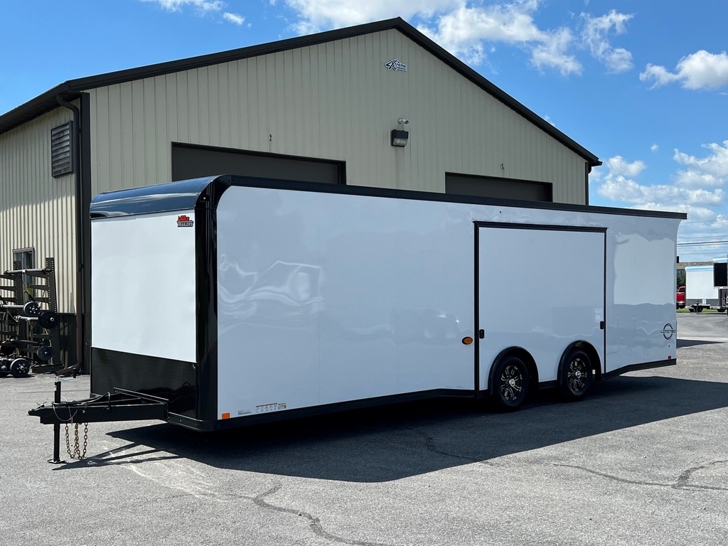 8.5' X 28' United Limited 14K GVWR Race Car Trailer w/ Premium Escape Door