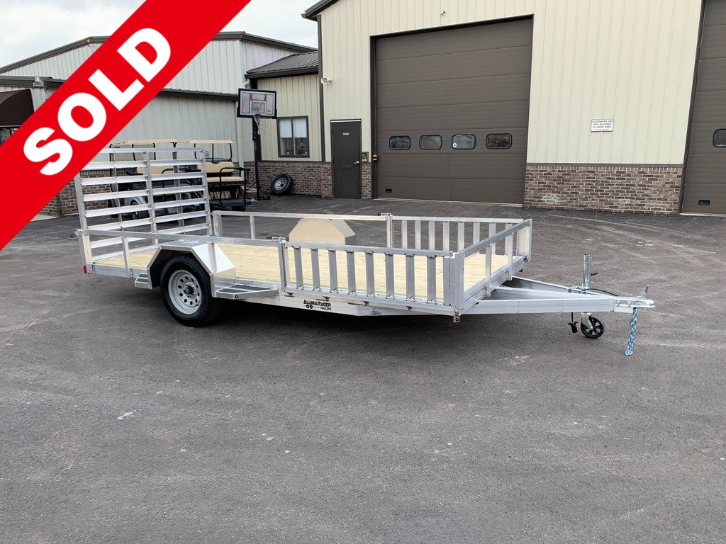 6' X 14' AlumaRyder 3K GVWR Aluminum Landscape / Utility Trailer