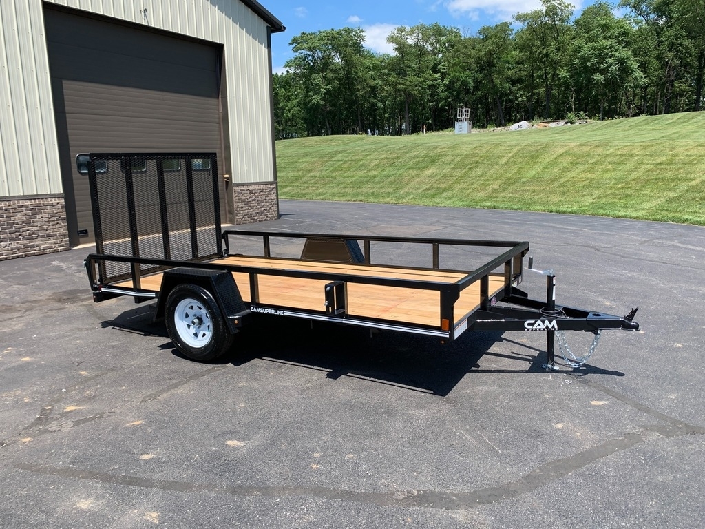 6' X 12' CAM Superline 3K GVWR Commercial-Duty Landscape / Utility Trailer