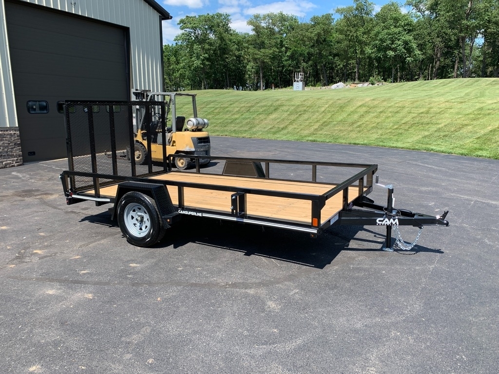 7' X 12' CAM Superline 3K GVWR Commercial-Duty Landscape / Utility Trailer
