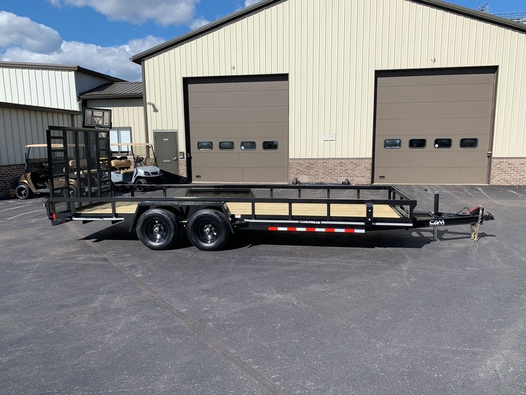 7' X 20' CAM Superline 10K GVWR Commercial-Duty Landscape / Utility Trailer
