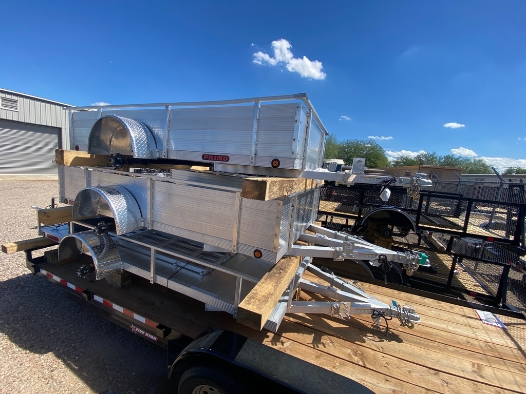 2023 Primo Trailers 6x10, Gate, Aluminum, 16" High Sides