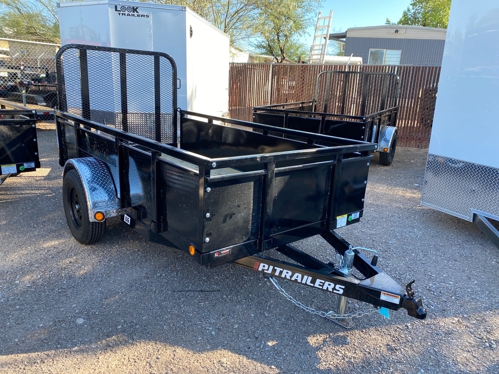 2023 PJ Trailers 5x10, Gate, 22" Solid Sides