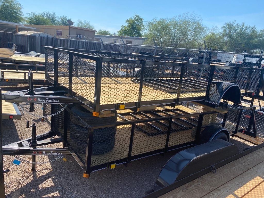 2022 4 Boss Trailers 83x14, Gate, 2' Sides, + Upgrades