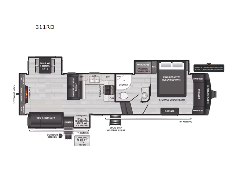 2026 Keystone Montana High Country 311RD