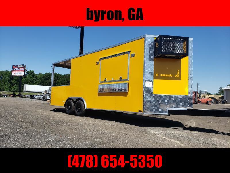 bbq trailer 8x22 Concession 14 box 8 Porch Vending / cargo Trailer