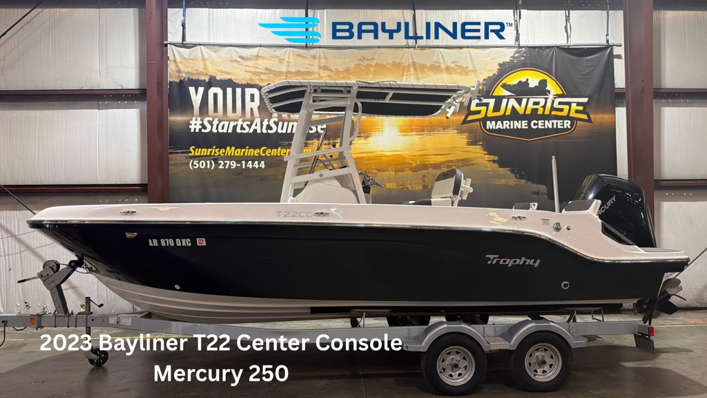 2023 Bayliner T22 Center Console W/Mercury 250