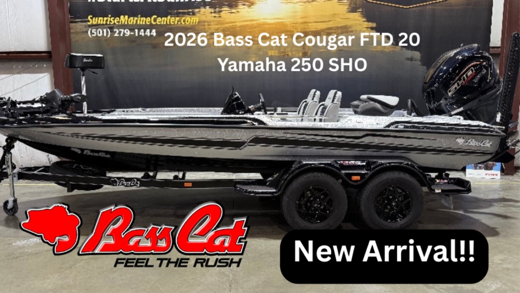 2026 Bass Cat Boats Cougar FTD 20 W/Yamaha 250 "SHO"