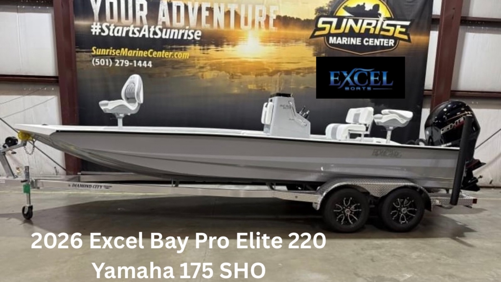 2026 Excel Bay Pro Elite 220 W/Yamaha 175 "SHO"