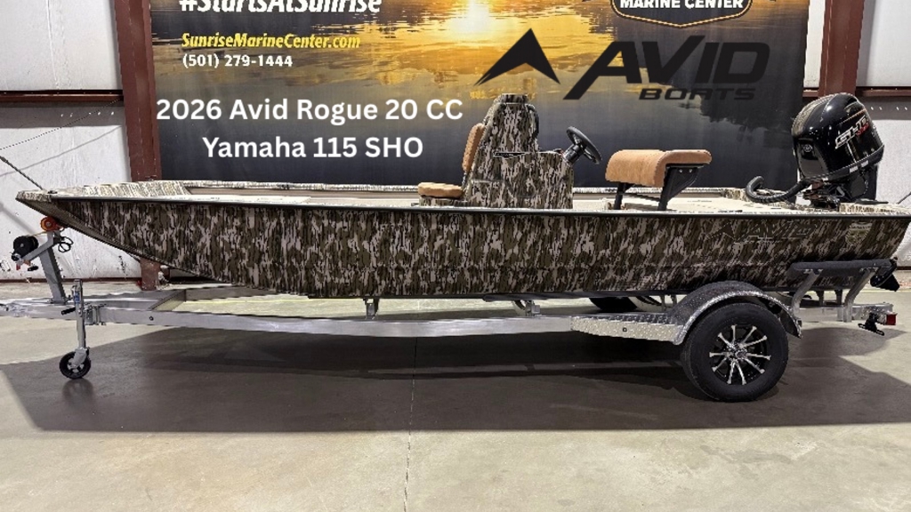 2026 Avid Boats Rogue 20 CC W/Yamaha 115 "SHO"