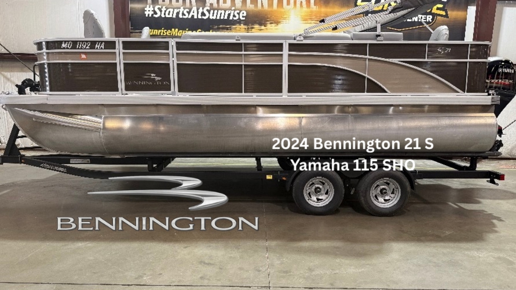 2024 Bennington 21 S W/ Yamaha 115 "SHO" No Trailer