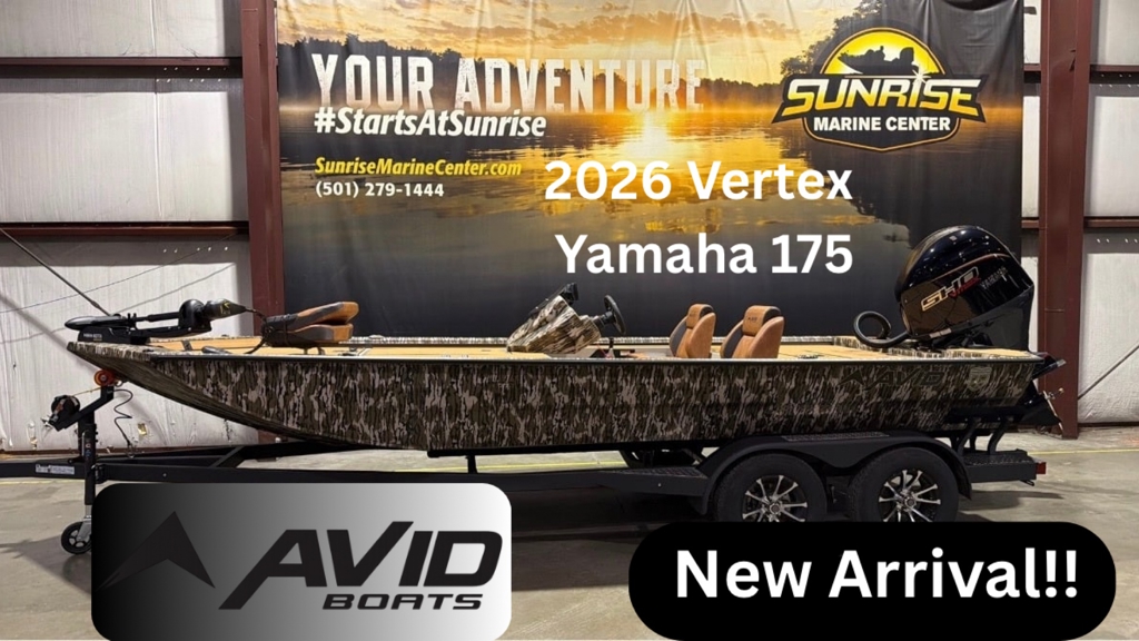 2026 Avid Boats Vertex 20 W/Yamaha 175 "SHO"