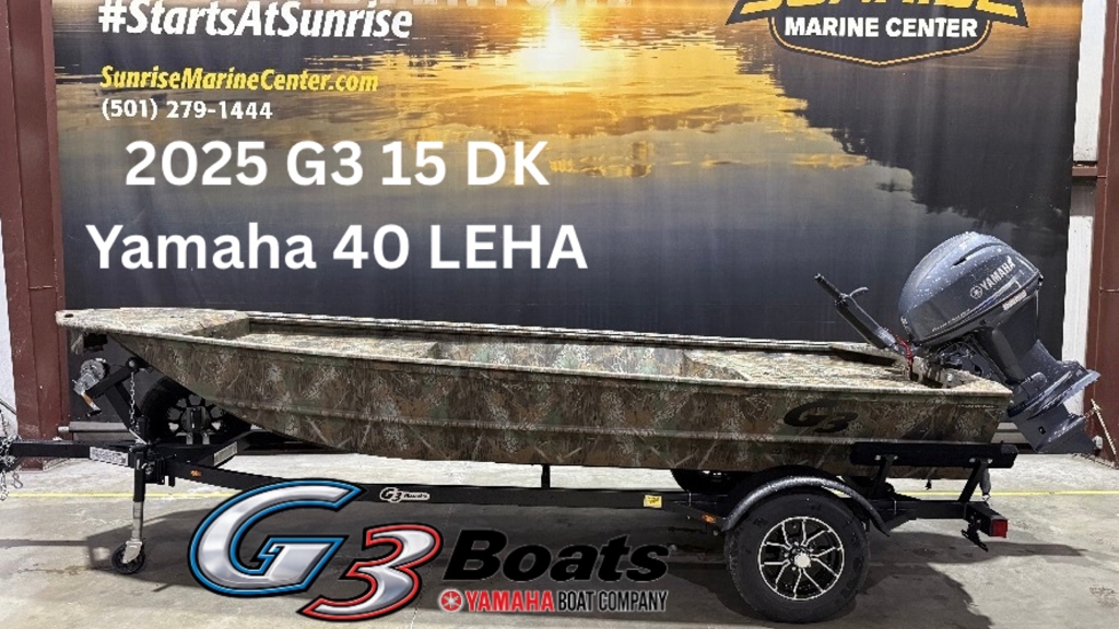 2025 G3 Boats 15 DK W/Yamaha 40 LEHA