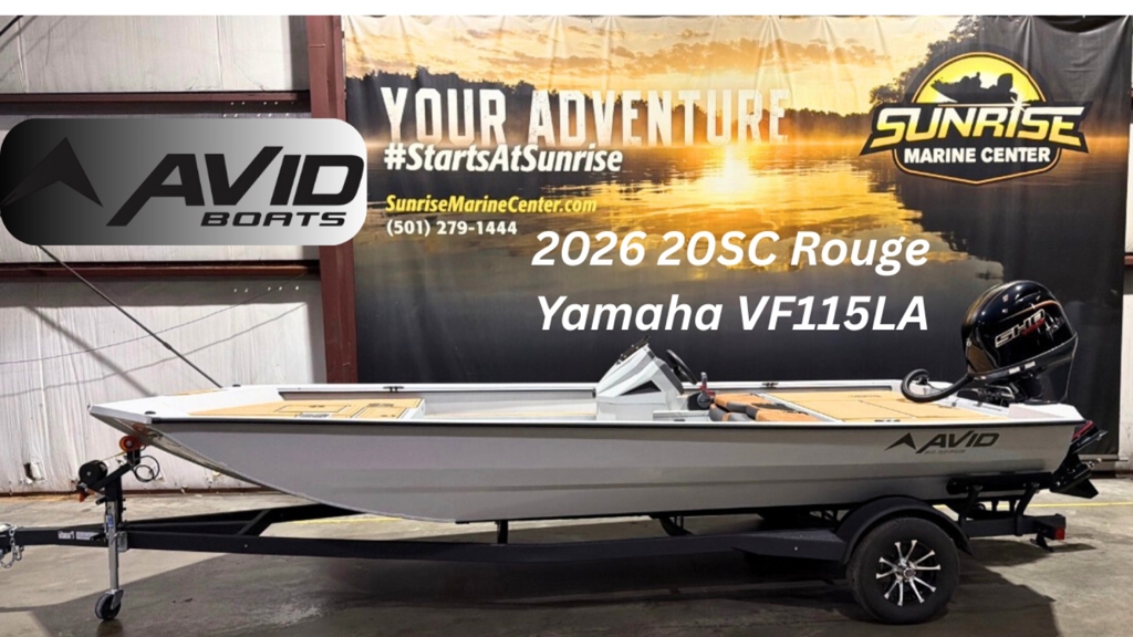 2026 Avid Boats Rogue 20 SC W/Yamaha 115 "SHO"