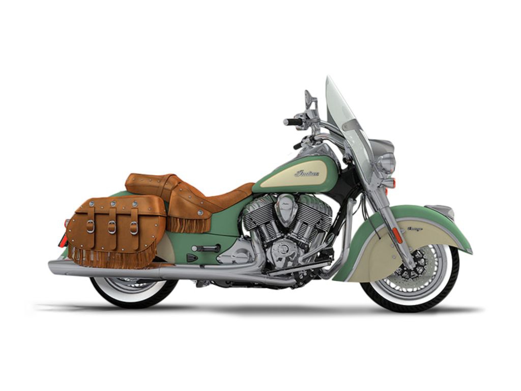 2017 Indian Chief Vintage Willow Green Over Ivory Cream V Twin 1811