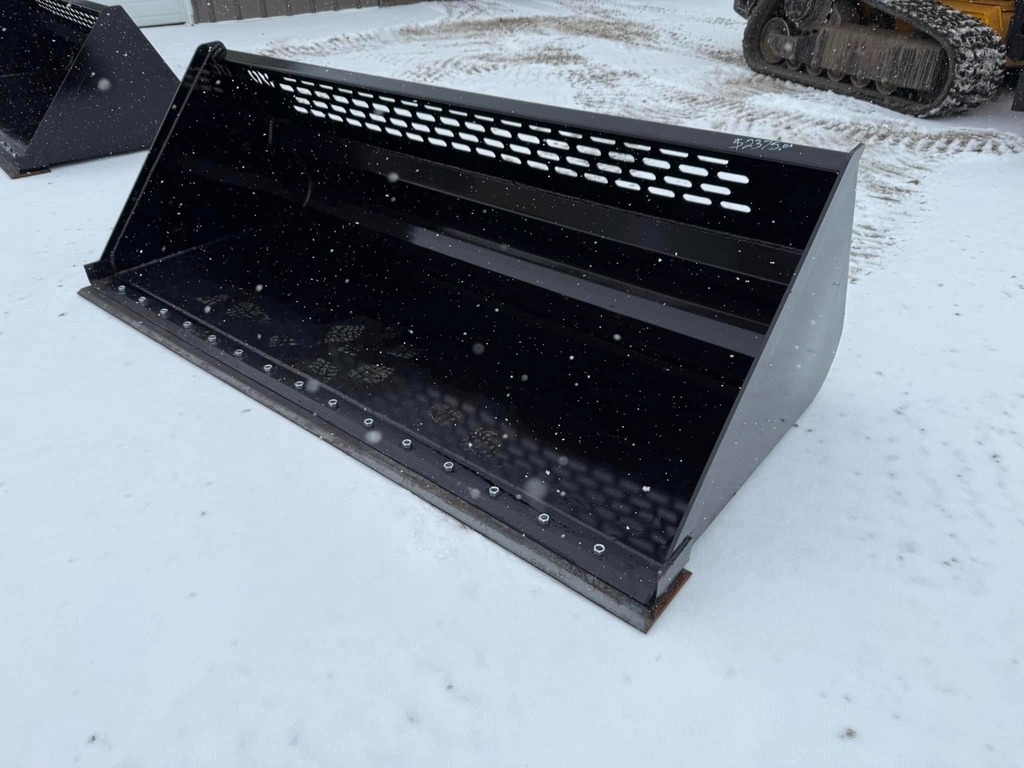Millwood Metalworks 96" Skid Steer Snow Bucket w/ Bolt On Edge