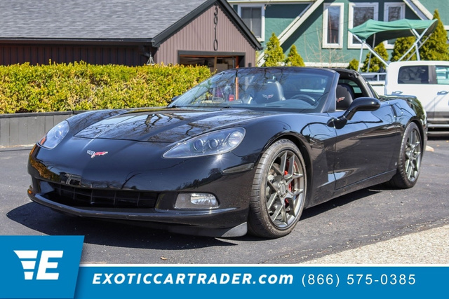 Black 2008 Chevrolet Corvette Coupe 6-Speed Manual
