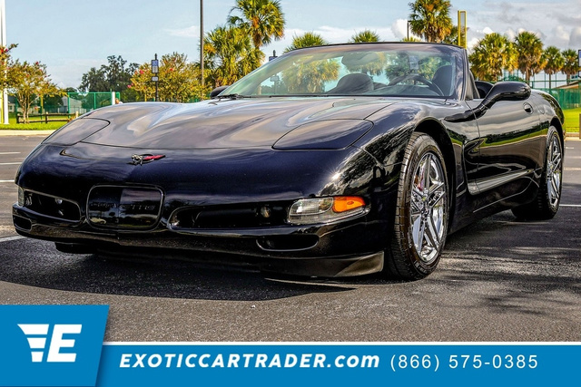 Black 1998 Chevrolet Corvette Convertible Rear-Wheel Drive 6-Speed Manual