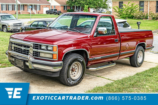 Candy Apple Red 1989 Chevrolet C/K 1500 Pickup Truck 4-Speed Automatic