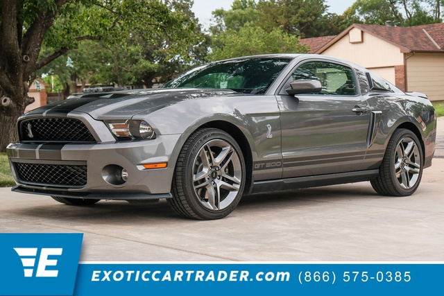 Gray (Sterling Grey Metallic) 2010 Ford Mustang Shelby GT500 Coupe Rear-Wheel Drive 6-Speed Manual