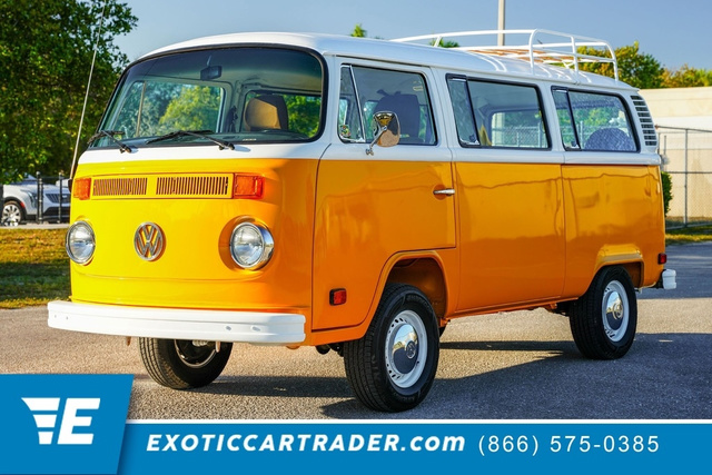 Marino Yellow/Pastel White 1977 Volkswagen Type 2 Van 4-Speed Manual