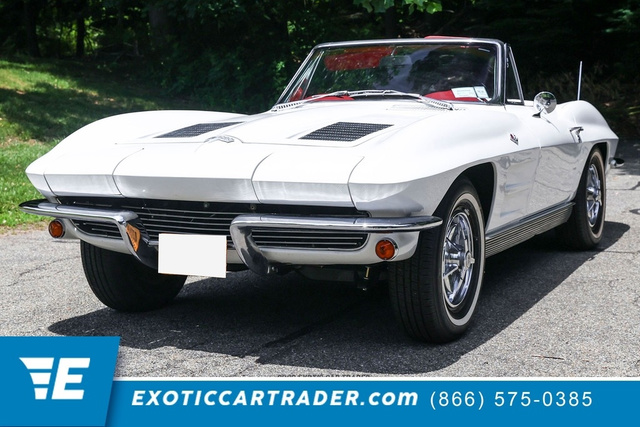 Ermine White 1963 Chevrolet Corvette Coupe 4-Speed Manual