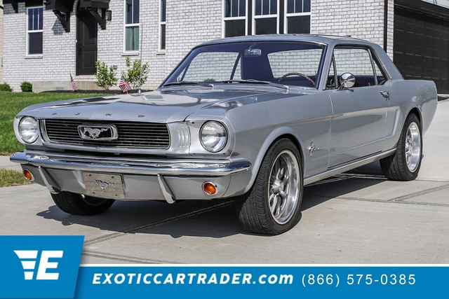 Silver Frost 1966 Ford Mustang Coupe 3-Speed Automatic