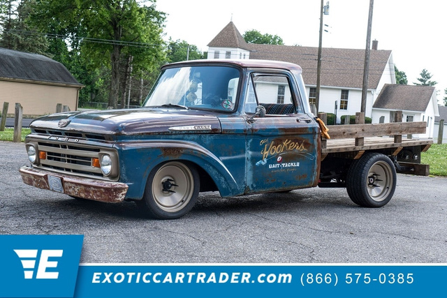 Blue Patina 1962 Ford F-100 Pickup Truck 4-Speed Automatic