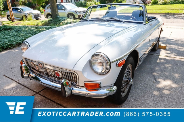 Glacier White 1972 MG MGB Convertible 4-Speed Manual