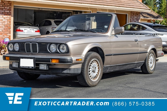 Brown (Bronzit Beige Metallic) 1989 BMW 3 Series Convertible Rear-Wheel Drive 5-Speed Manual
