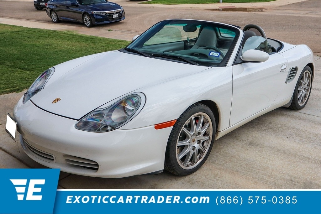 Carrara White 2003 Porsche Boxster Convertible Rear-Wheel Drive 5-Speed Automatic