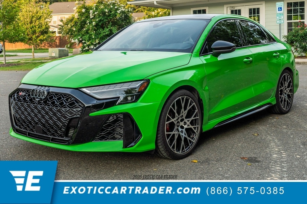 Kyalami Green 2025 Audi RS 3 Sedan All-Wheel Drive 7-Speed Automatic