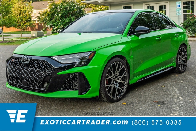 Kyalami Green 2025 Audi RS 3 Sedan All-Wheel Drive 7-Speed Automatic