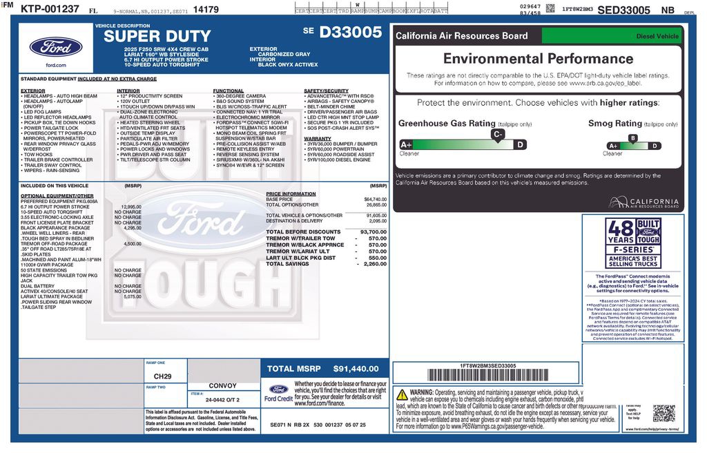 2025 Ford F-250SD Lariat 608A