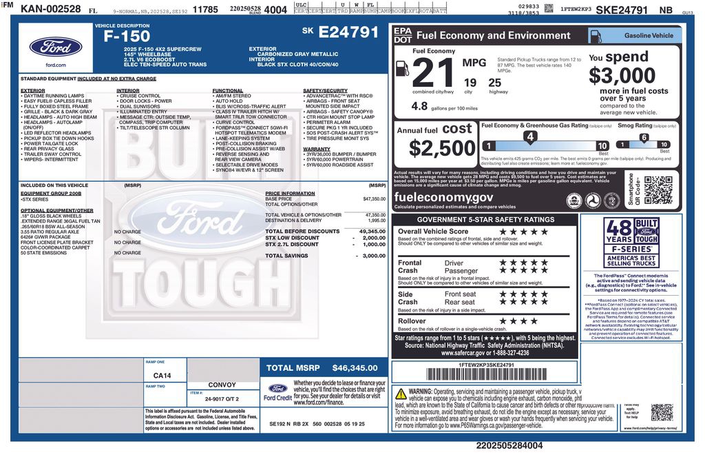 2025 Ford F-150 STX 200B