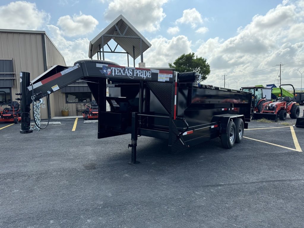 2024 TEXAS PRIDE 7X16X3 16KGVW GOOSENECK DUMP