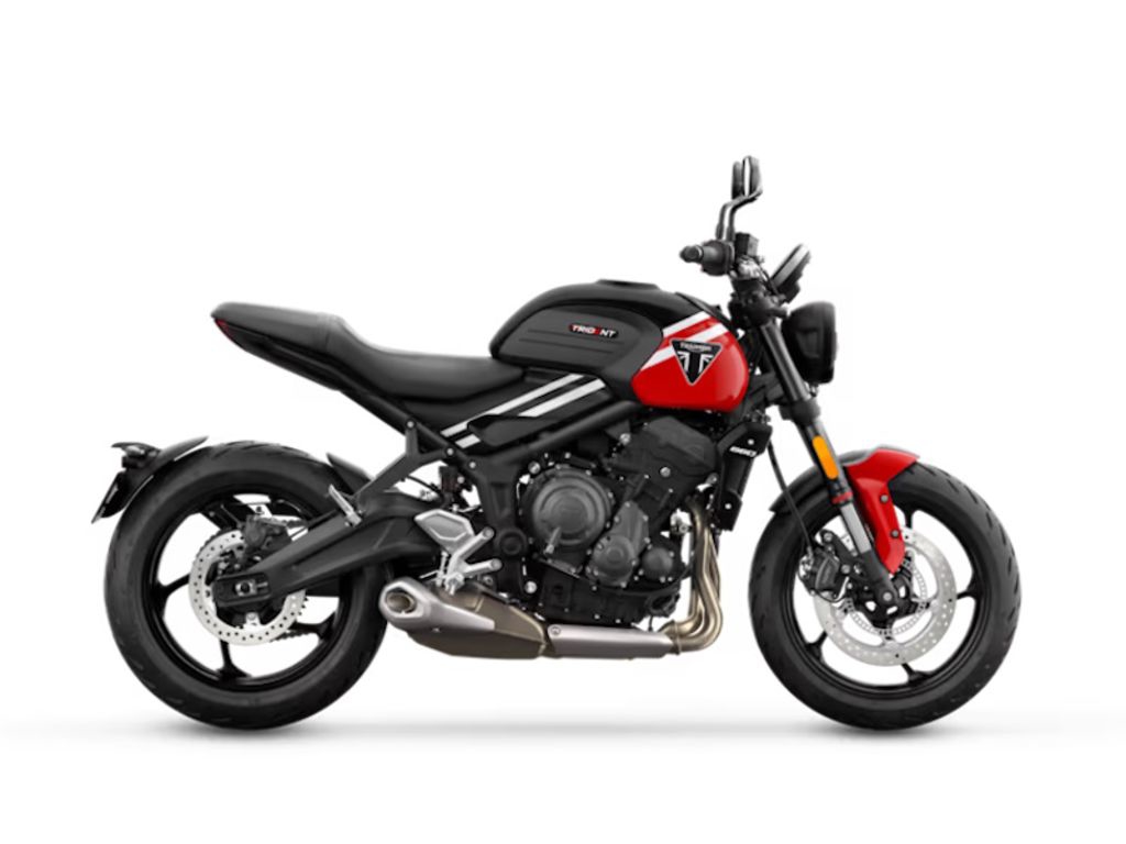 2025 Triumph Trident 660 Diablo RedSapphire Black Horizontal In-line 660